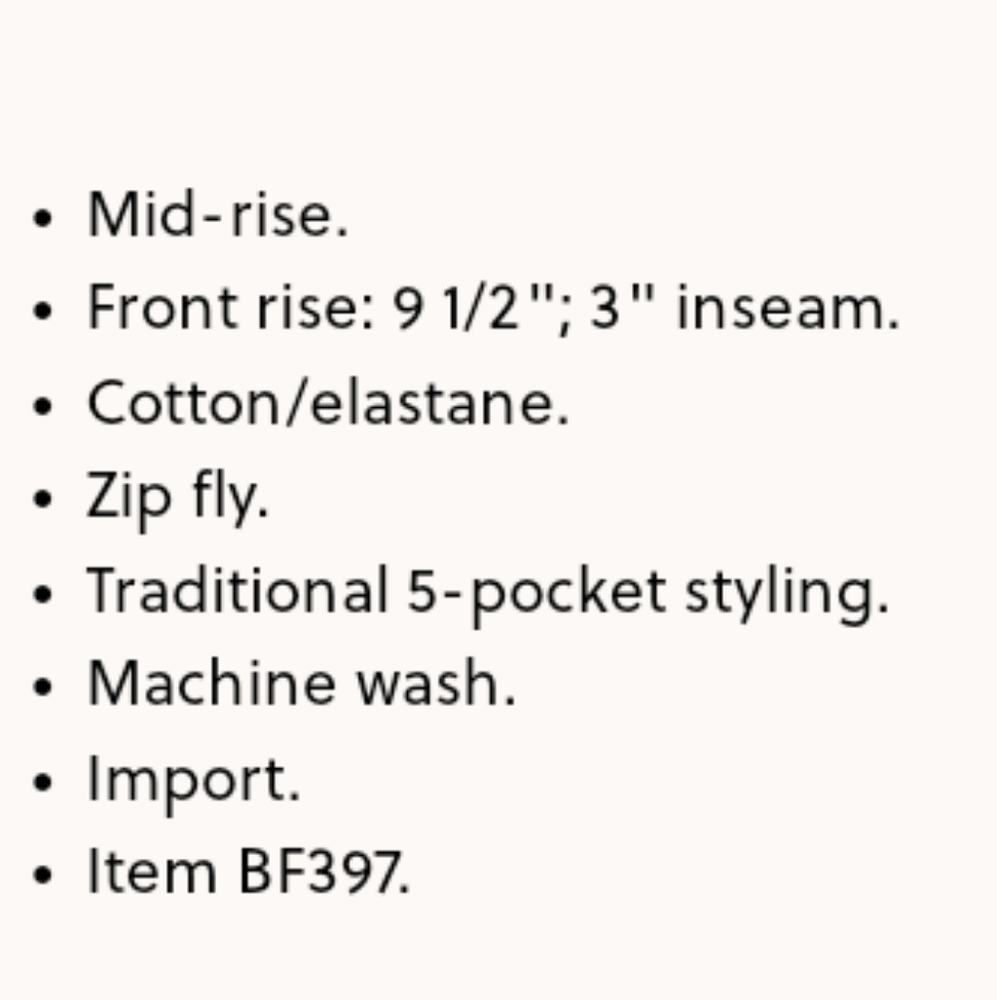 JCREW Mid rise denim short - Picture 7 of 9